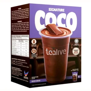 Tealive Signature Coco Instant Drink Mix Sachets