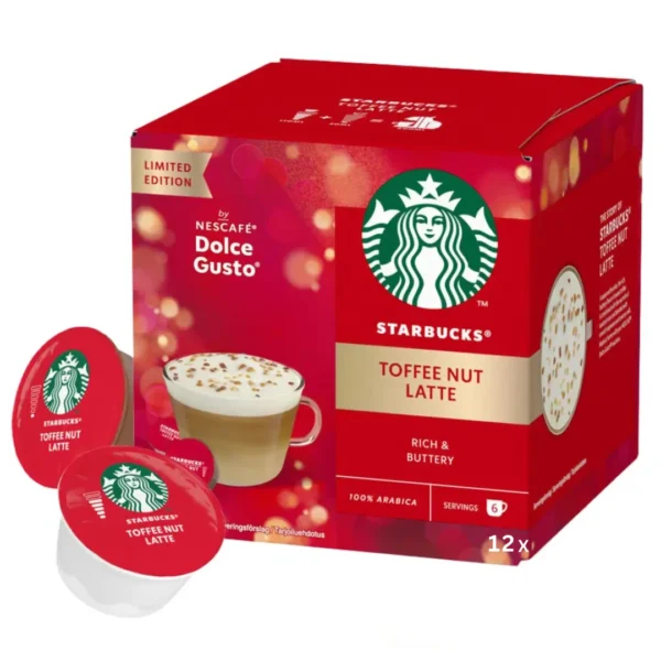 Toffee Nut Latte Starbucks Dolce Gusto Coffee Pods