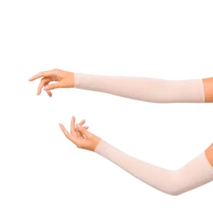 UPF 50+ Ice Silk UV Protection Cooling Arm Sleeves (Pink)