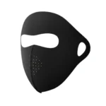 UPF50+ UV Protection Cooling Face Mask with Forehead (Black)