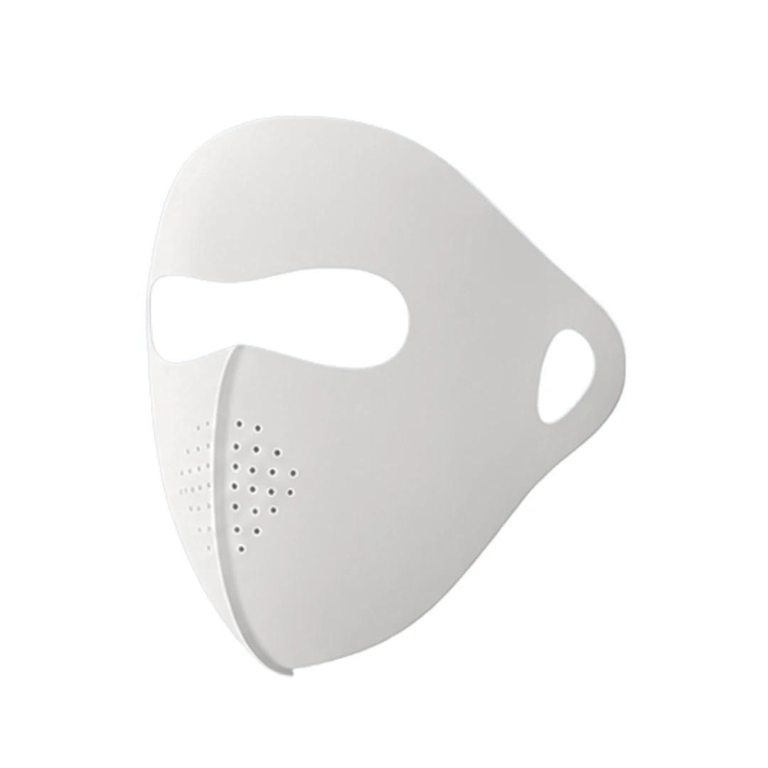 UPF50+ UV Protection Cooling Face Mask with Forehead (Grey)