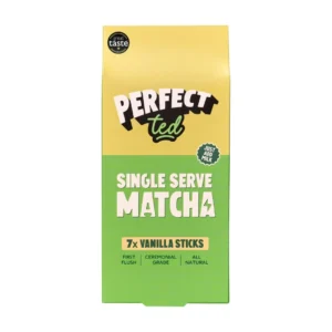 Vanilla Matcha PerfectTed Single Serve Sticks 7x5g