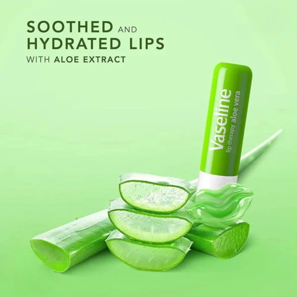 Vaseline Lip Therapy Aloe Vera Balm Stick 4.8gm - Image 2