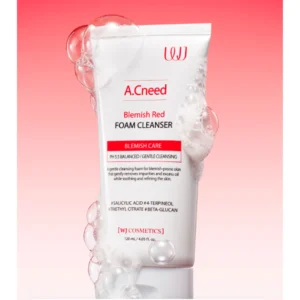 WJ Cosmetics A.Cneed Blemish Red Foam Cleanser 120ml
