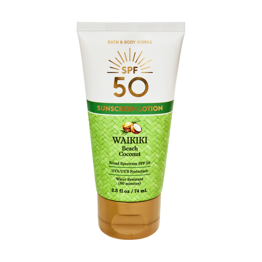 Waikiki Beach Coconut Travel Size Spf 50 Lotion 74ml