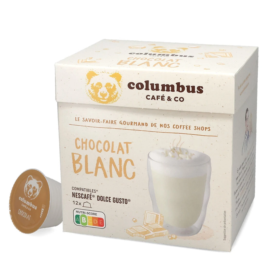 White Hot Chocolate Columbus Café Dolce Gusto Pods