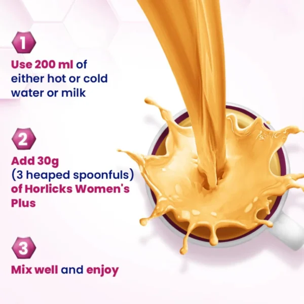 Women'S Plus Horlicks Health And Nutrition Drink Jar 400g - Image 4