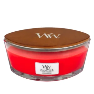 Wood Wick Ellipse Jar Crimson Berries Candle (453.6g)