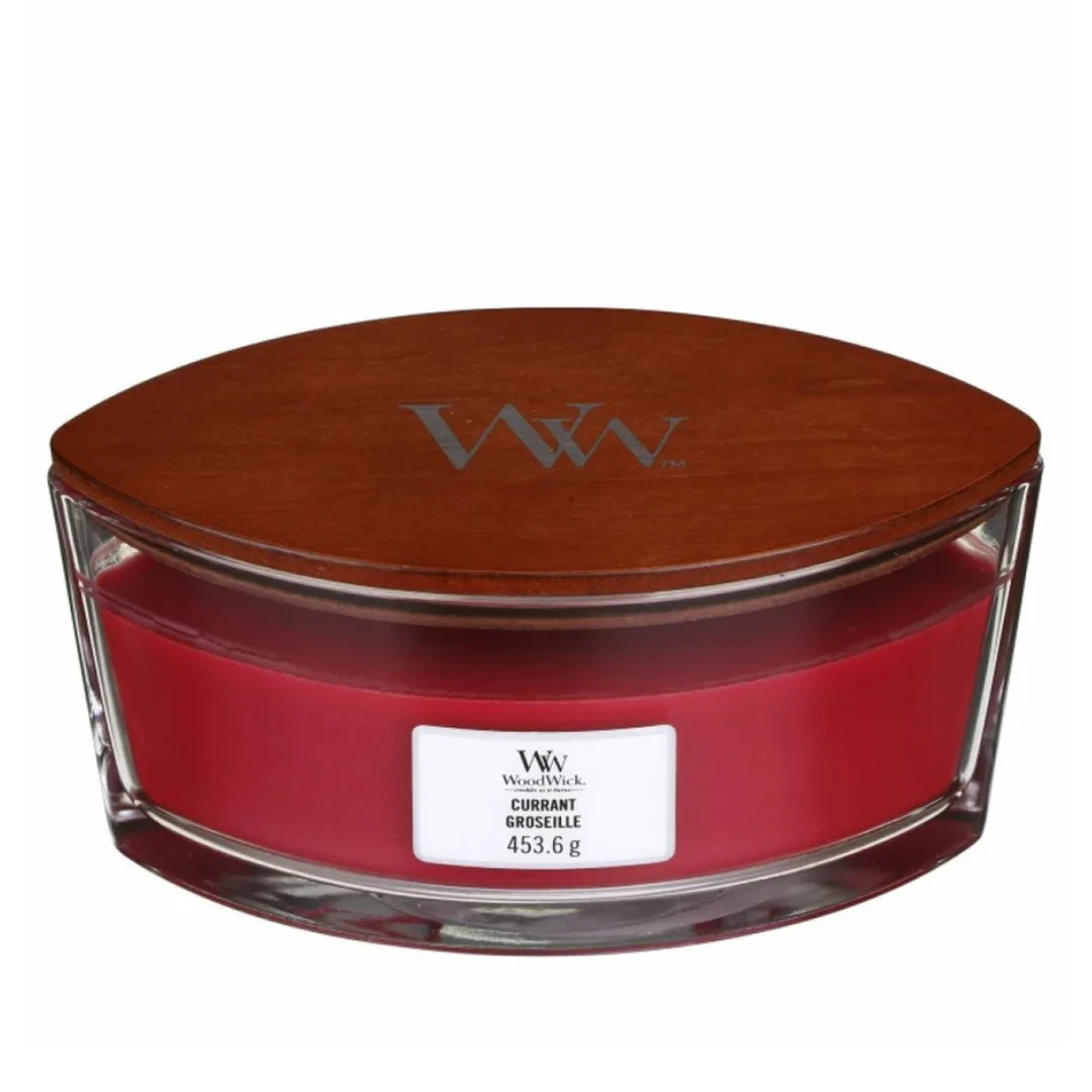 Wood Wick Ellipse Jar Currant Candle (453.6g)