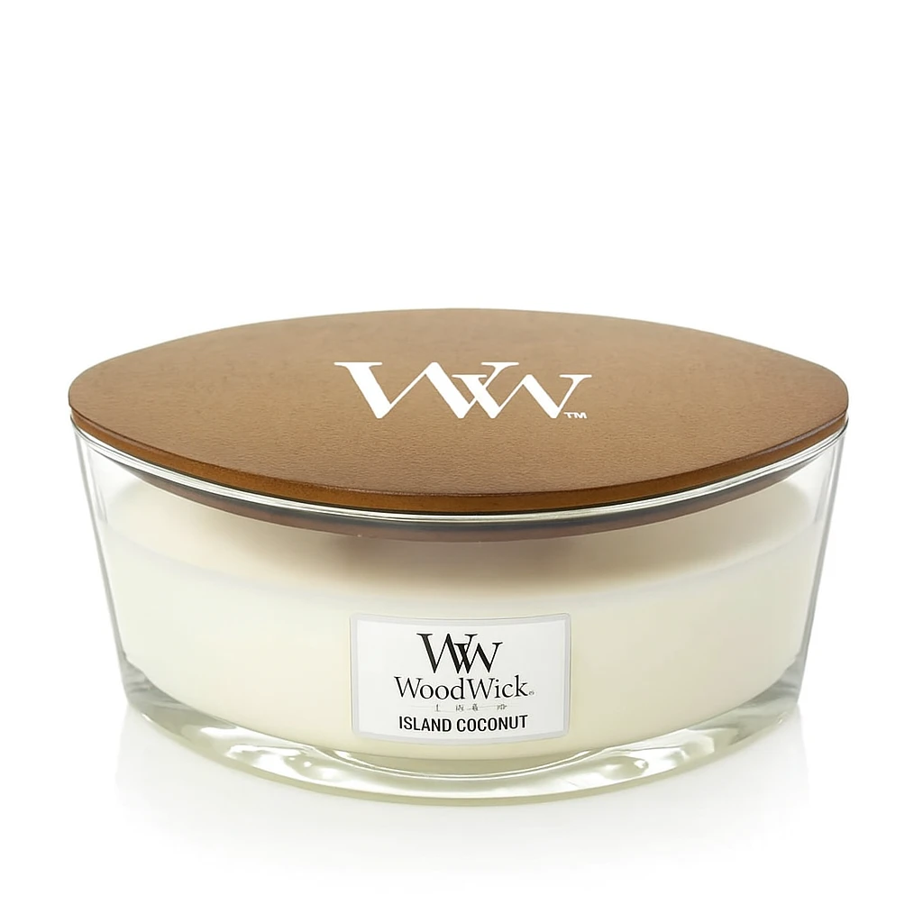 Wood Wick Ellipse Jar Island Coconut Candle (453.6g)