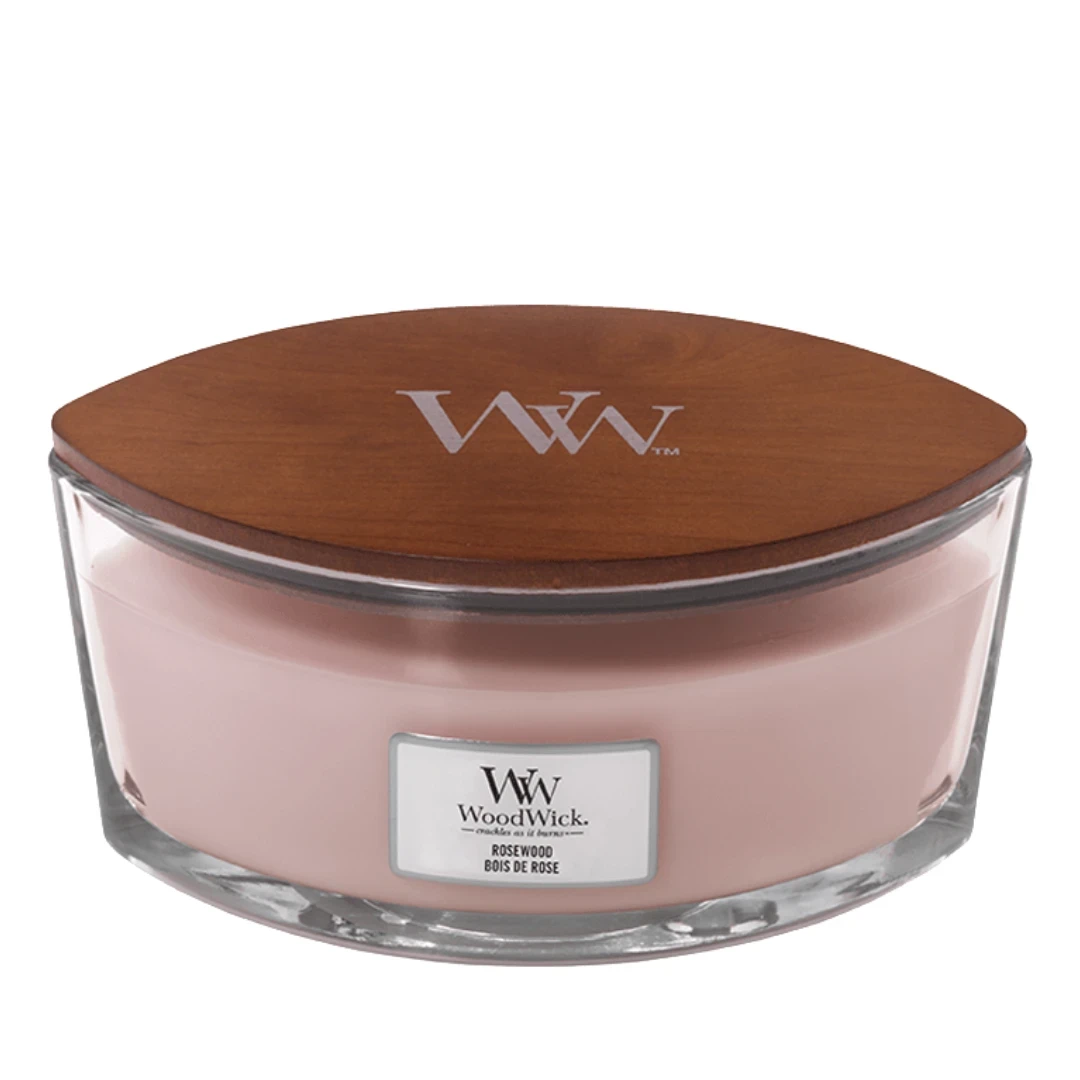 Wood Wick Ellipse Jar Rosewood Candle 453.6g