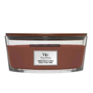 Wood Wick Ellipse Jar Smoked Walnut & Maple Candle 453.6g