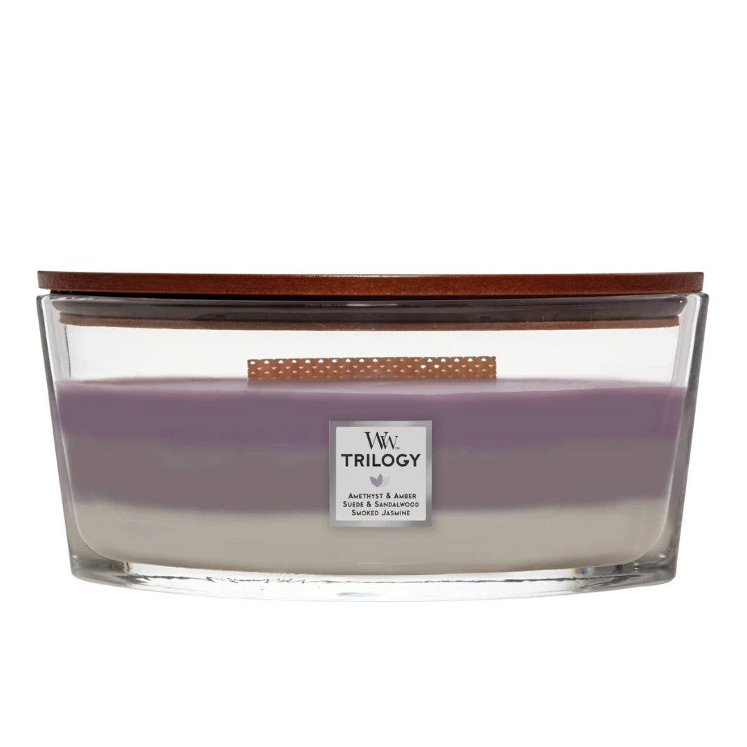 Wood Wick Ellipse Trilogy Amethyst Sky Candle 453.6g