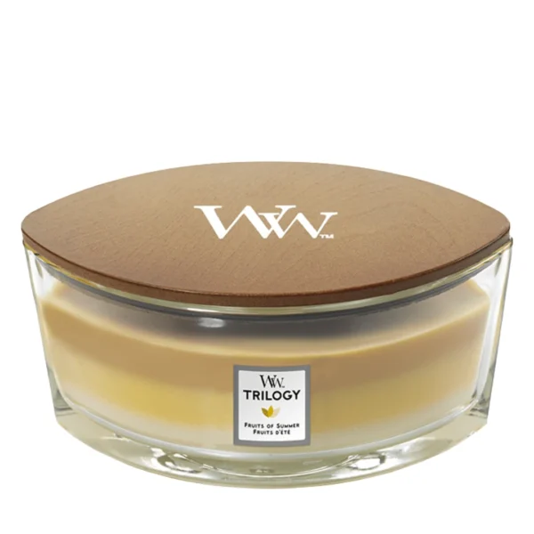 Wood Wick Ellipse Trilogy Fruits Of Summer Candle (453.6g)