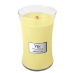 Wood Wick Large Jar Lemongrass & Lily Candle (610g)