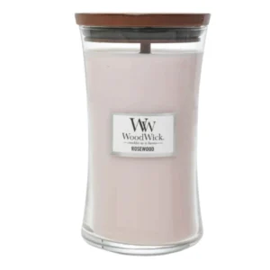 Wood Wick Large Jar Rosewood Candle 610g