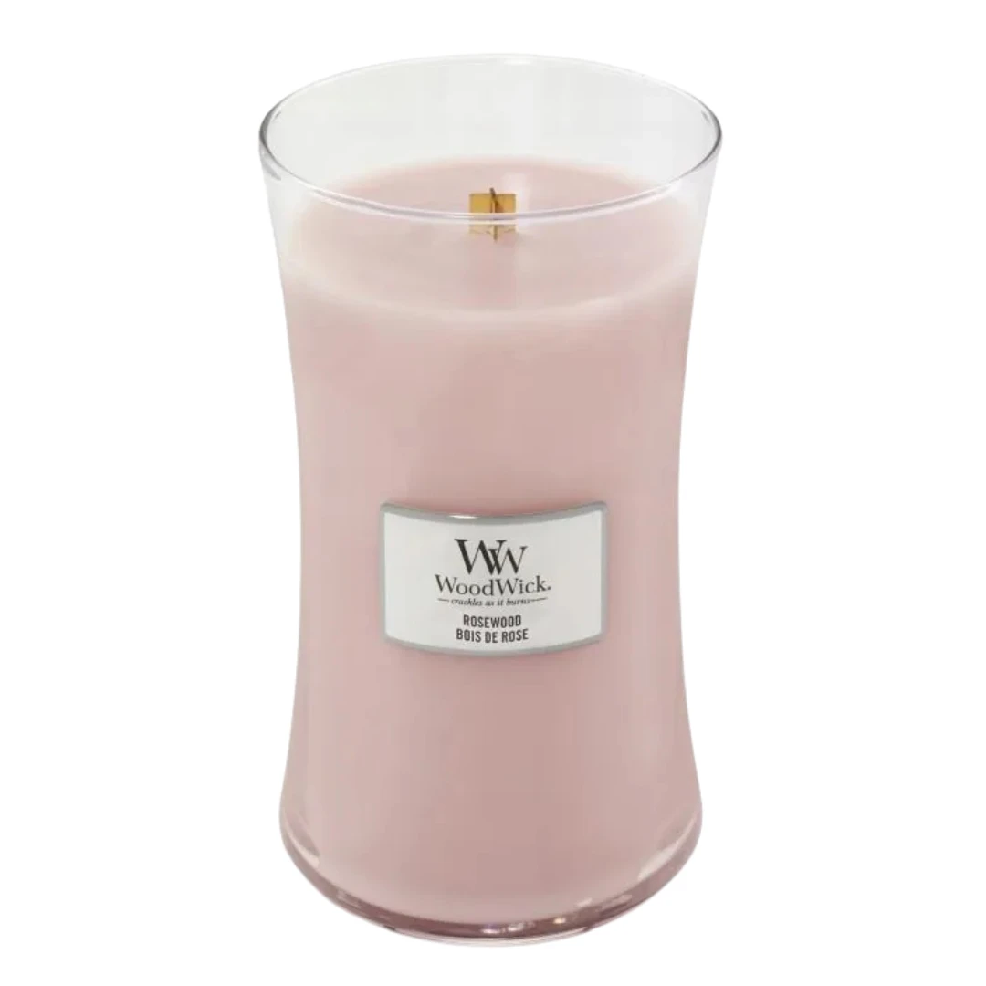Wood Wick Large Jar Rosewood Candle (610g)