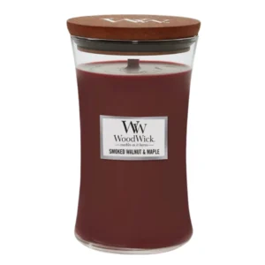 Wood Wick Large Jar Smoked Walnut & Maple Candle 610g