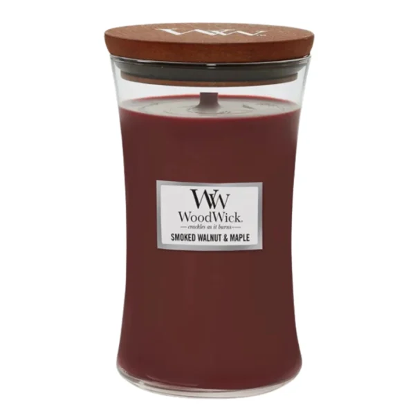 Wood Wick Large Jar Smoked Walnut & Maple Candle 610g