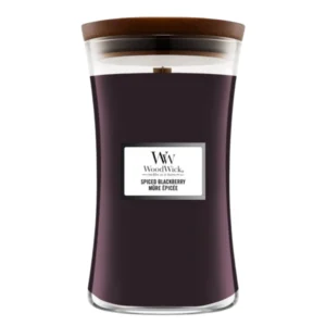 Wood Wick Large Jar Spiced Blackberry Candle (610g)