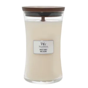 Wood Wick Large Jar White Honey Candle (610g)
