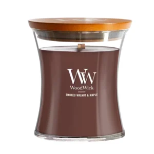 Wood Wick Medium Jar Smoked Walnut & Maple Candle 275g