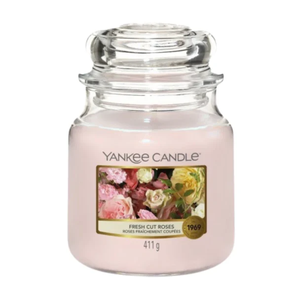 Yankee Candle Classic Medium Jar Fresh Cut Roses (411g)