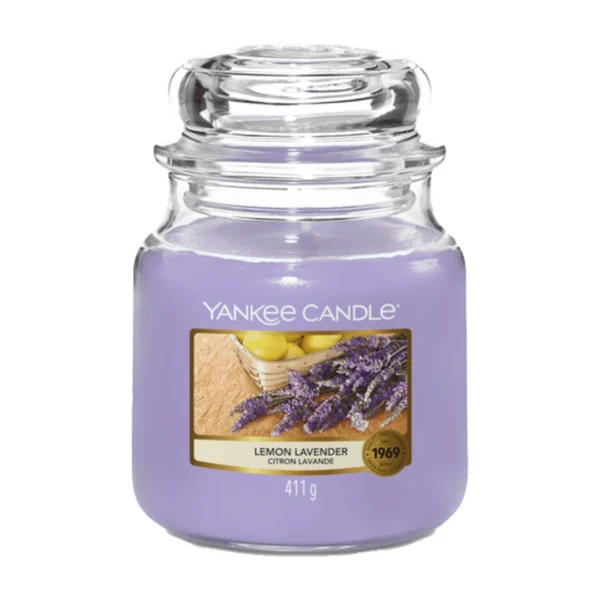 Yankee Candle Classic Medium Jar Lemon Lavender 411g