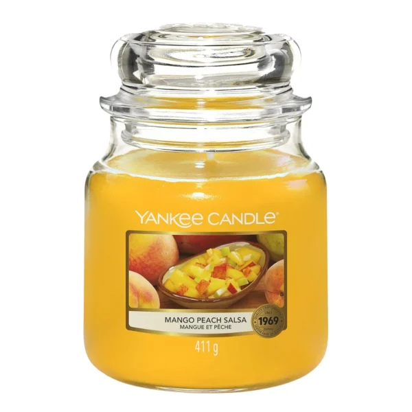 Yankee Candle Classic Medium Jar Mengo Peach Salsa 411g