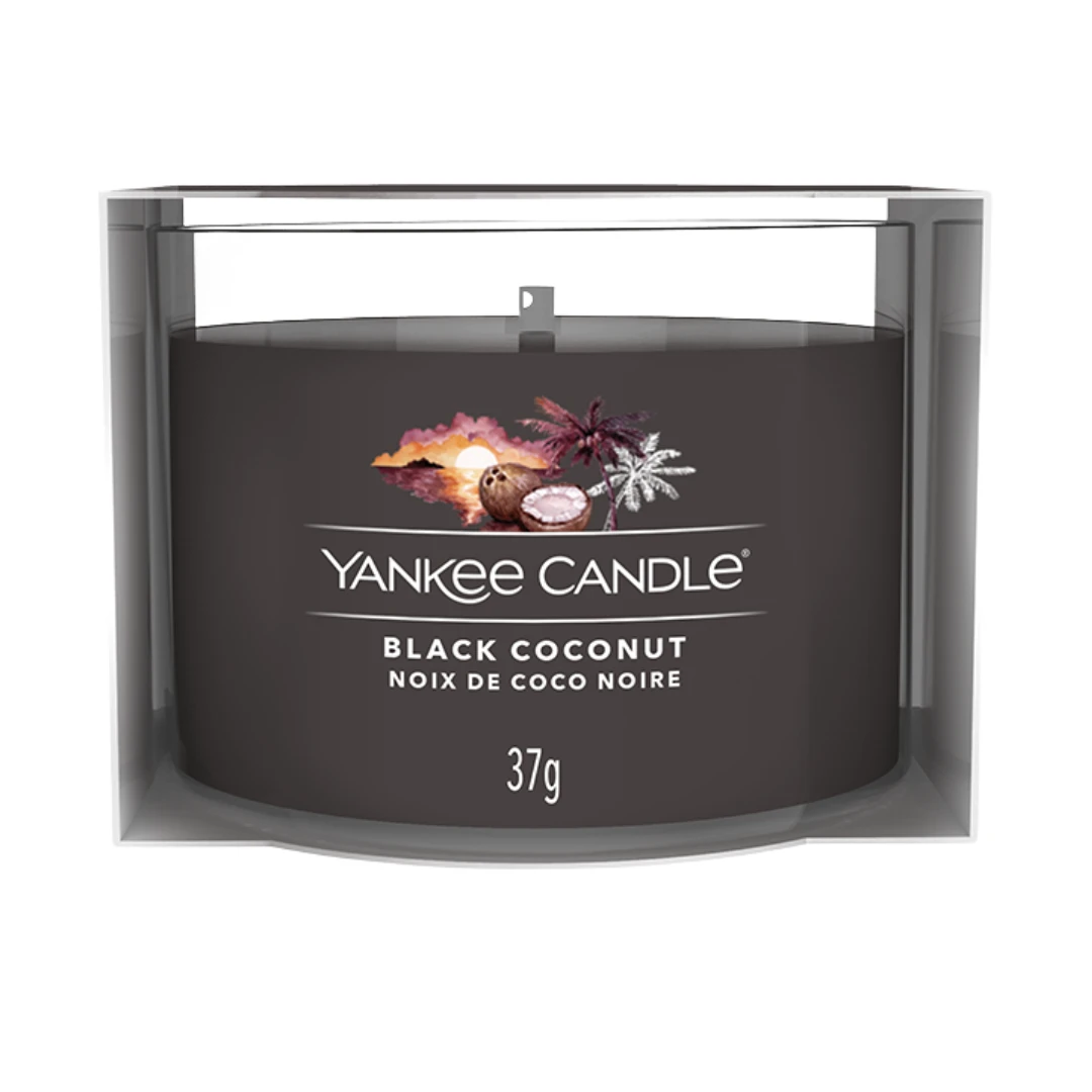 Yankee Candle Filled Votive Black Coconut 37g
