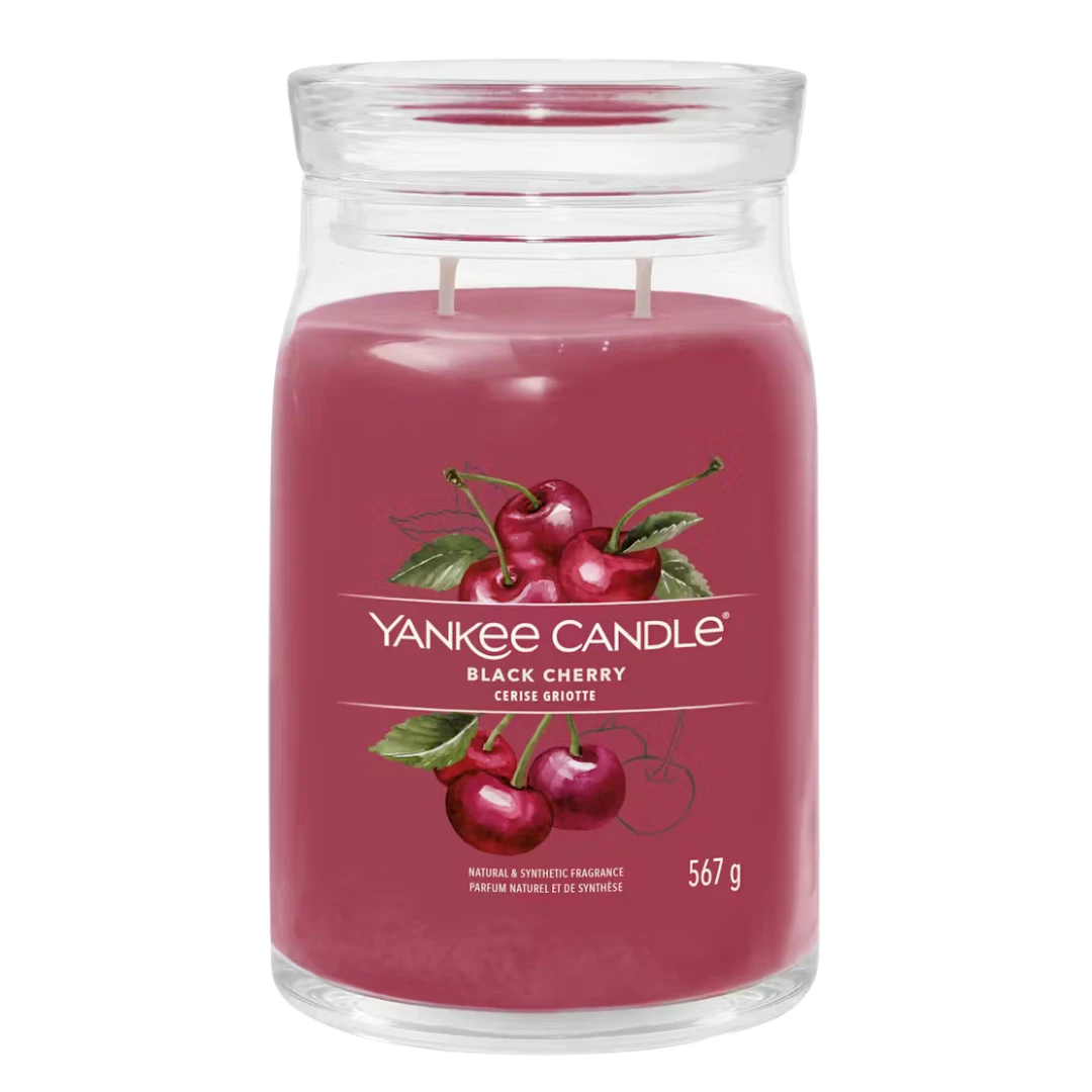 Yankee Candle Signature Large Jar Black Cherry 567g