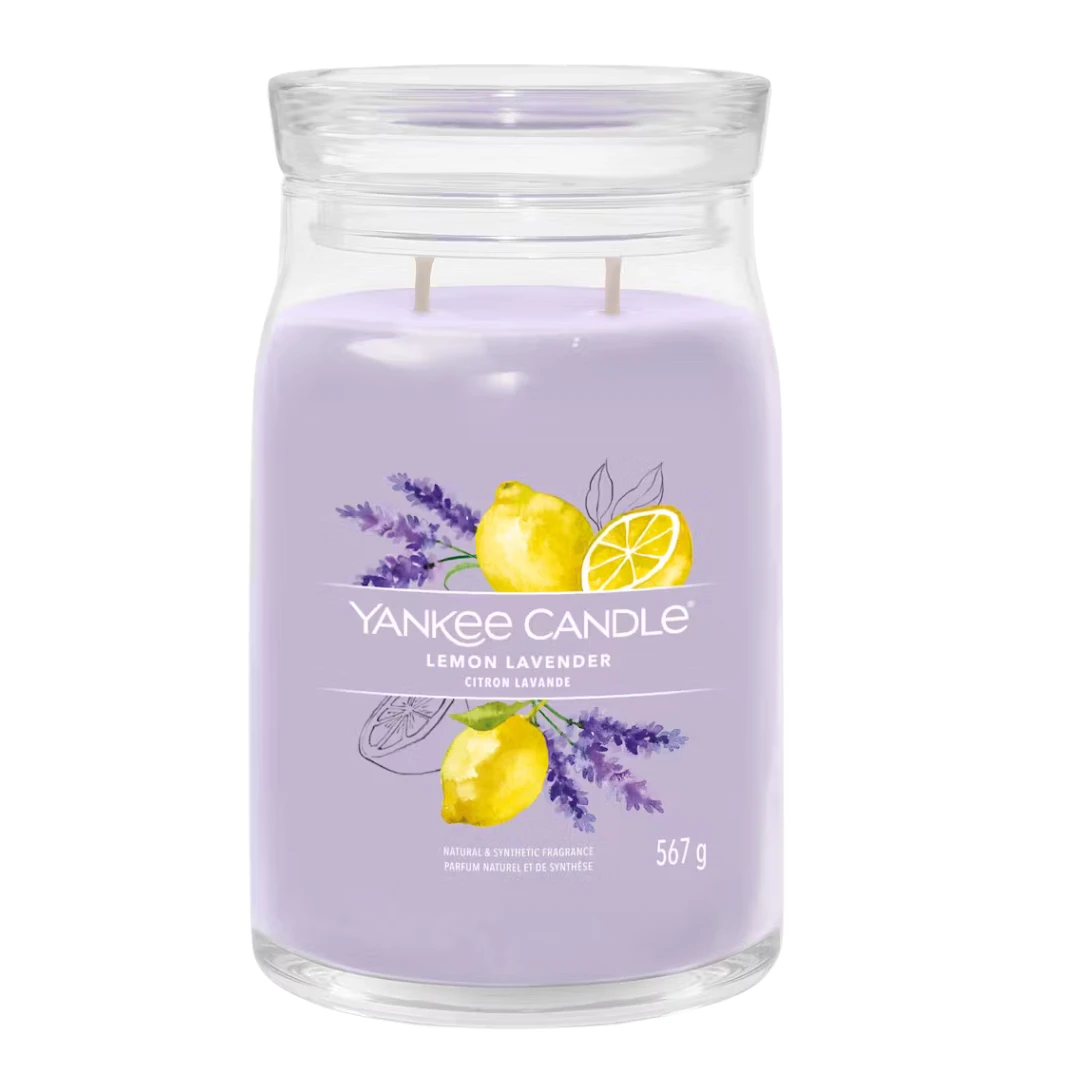 Yankee Candle Signature Large Jar Lemon Lavender 567g