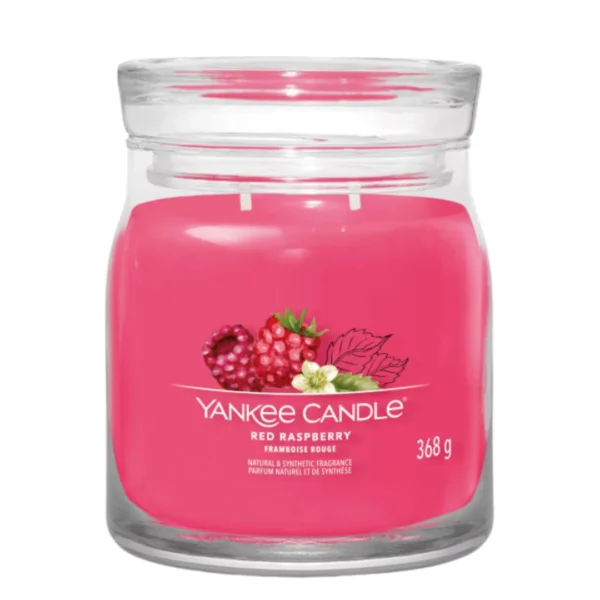 Yankee Candle Signature Medium Jar Red Raspberry 368g