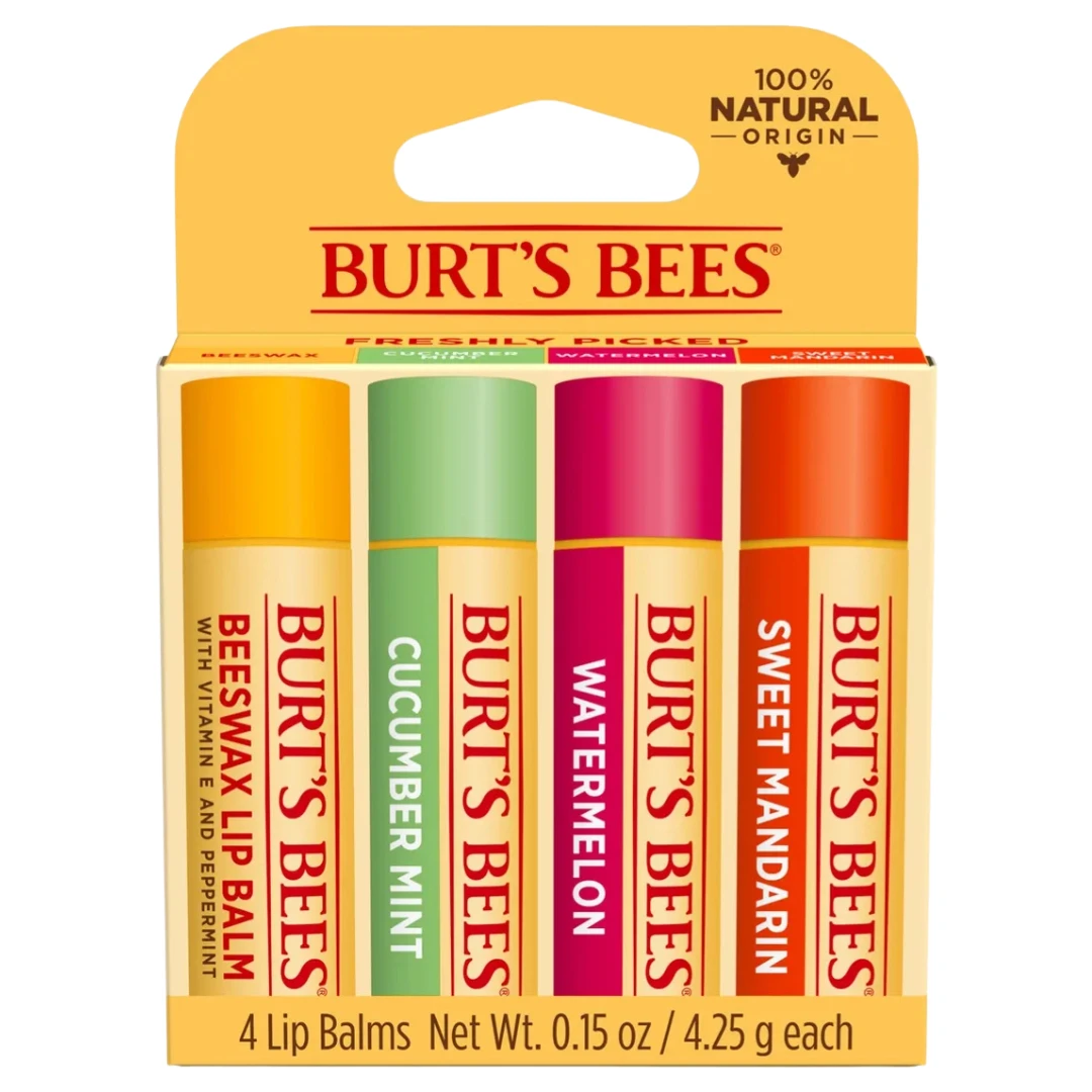 Burt’s Bees Freshly Picked Lip Balm 4-Pack