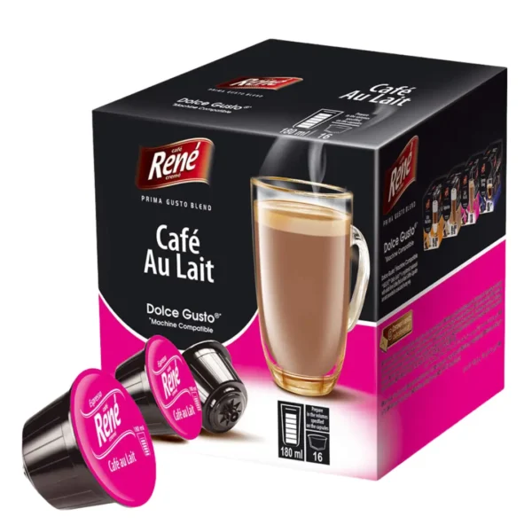 Cafe Au Lait Cafe Rene Dolce Gusto Coffee Pods