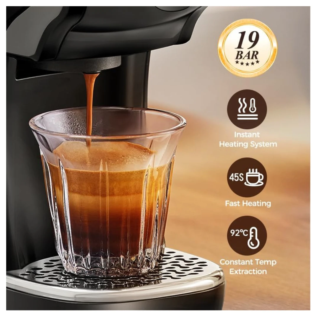Cafelffe 3 in 1 Multiple Capsule Coffee Machine (Black)