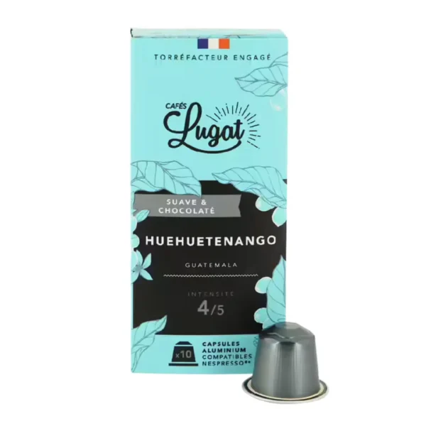 Cafes Lugat Huehuetenango Nespresso Coffee Pods