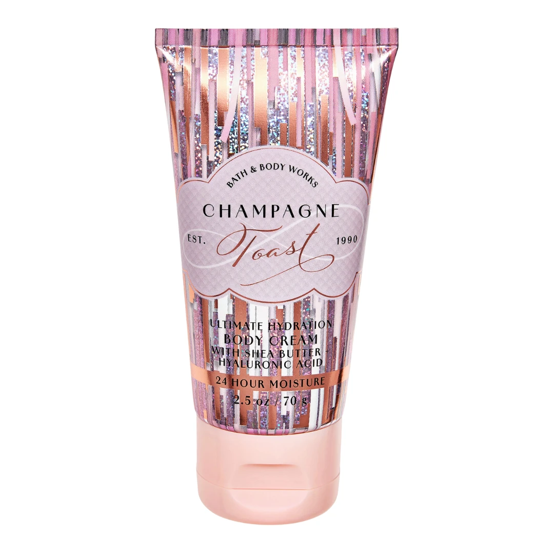 Champagne Toast Travel Size Ultimate Hydration Body Cream 70ml