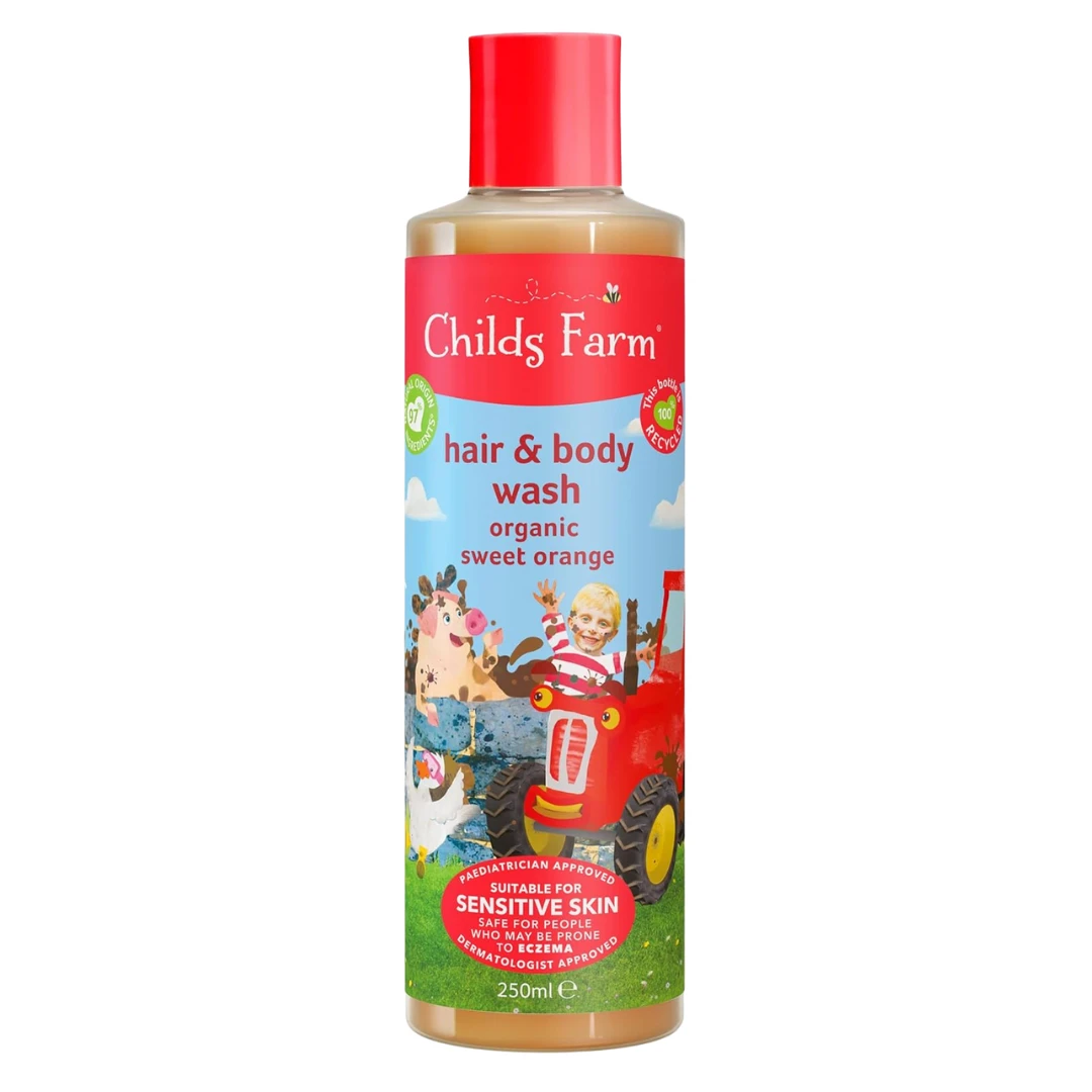 Childs Farm Hair & Body Wash 250ml (Organic Sweet Orange)