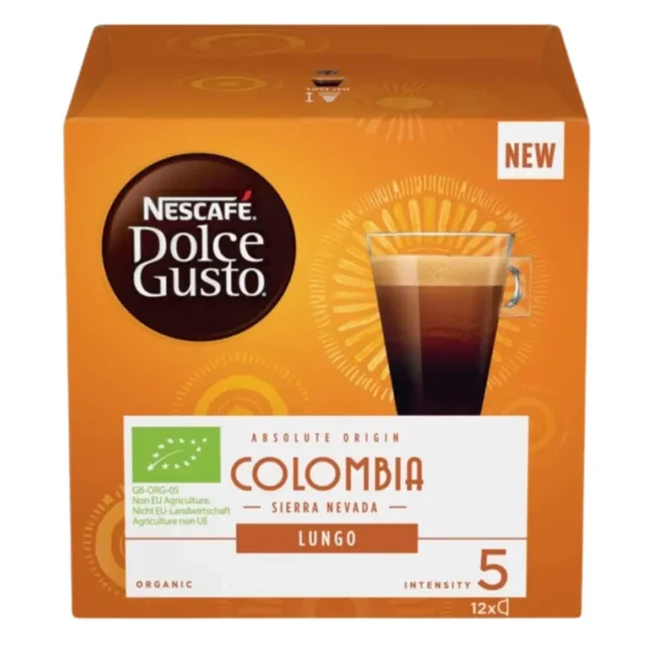 Colombia Sierra Nevada Lungo Nescafe Dolce Gusto Coffee Pods