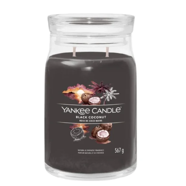 Yankee Candle Signature Large Jar Black Coconut 567g
