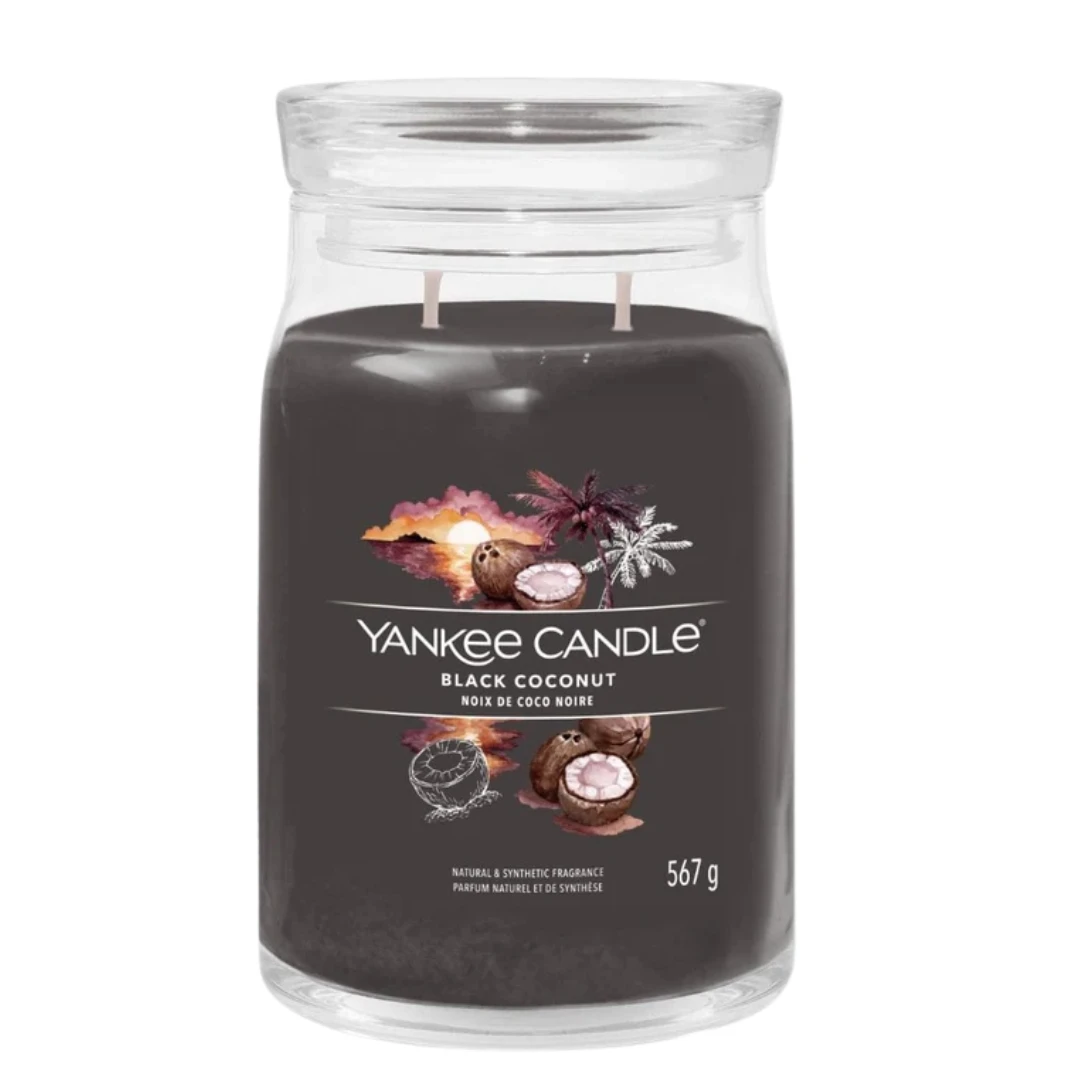Yankee Candle Signature Large Jar Black Coconut 567g
