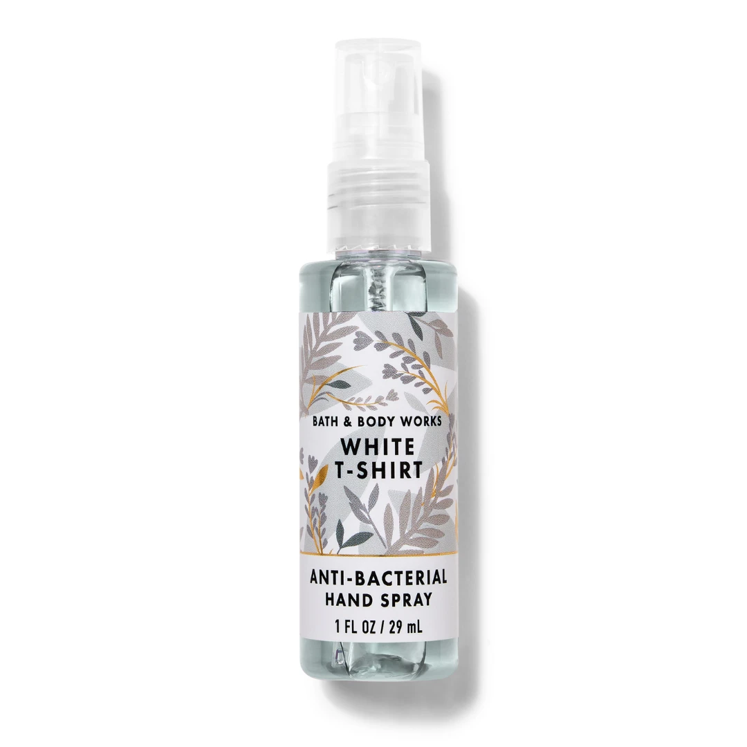 White T-Shirt Anti-Bacterial Hand Sanitizer Spray 29ml