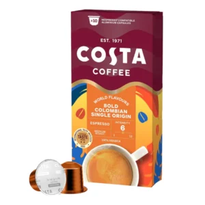 Costa Bold Colombian Single Origin Espresso Nespresso Coffee Capsules