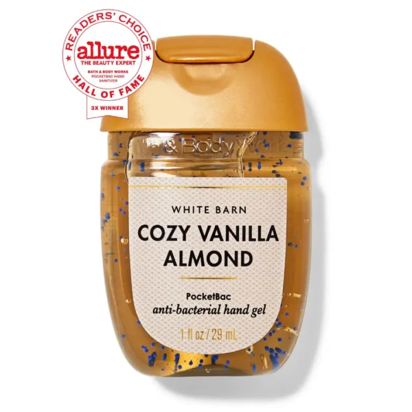 Cozy Vanilla Almond PocketBac Hand Sanitizers 29ml