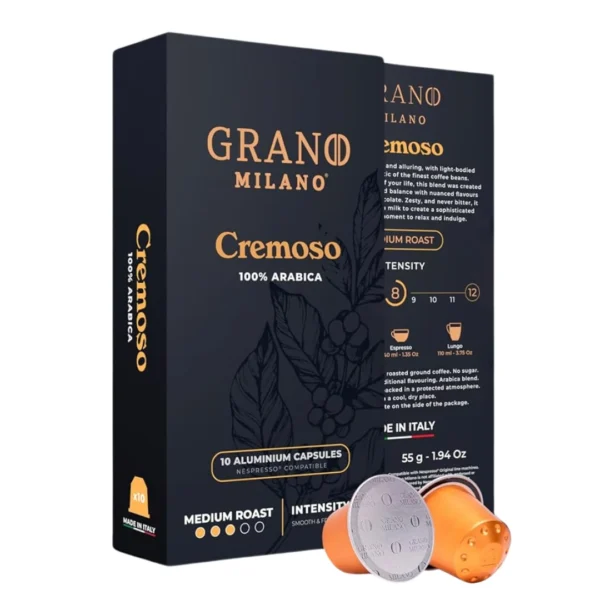 Cremoso Grano Milano Nespresso Coffee Capsules