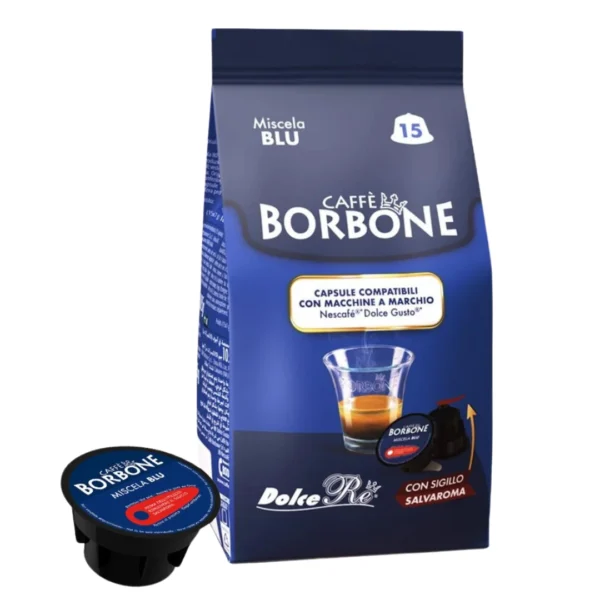 Don Carlo Miscela Blu Caffe Borbone Dolce Gusto Coffee Pods