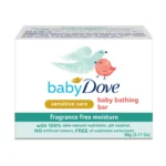 Dove Baby Bathing Bar Fragrance Free Moisure 90g