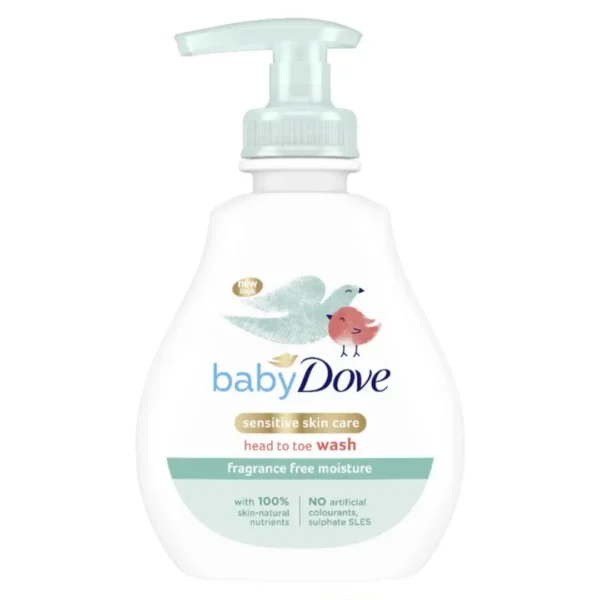 Dove Baby Head to Toe Wash Fragrance Free Moisure 200ml