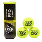 Dunlop Pro Padel Balls (Yellow)